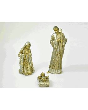 JOGO  3 PEÇAS PRESEPIO 50CM