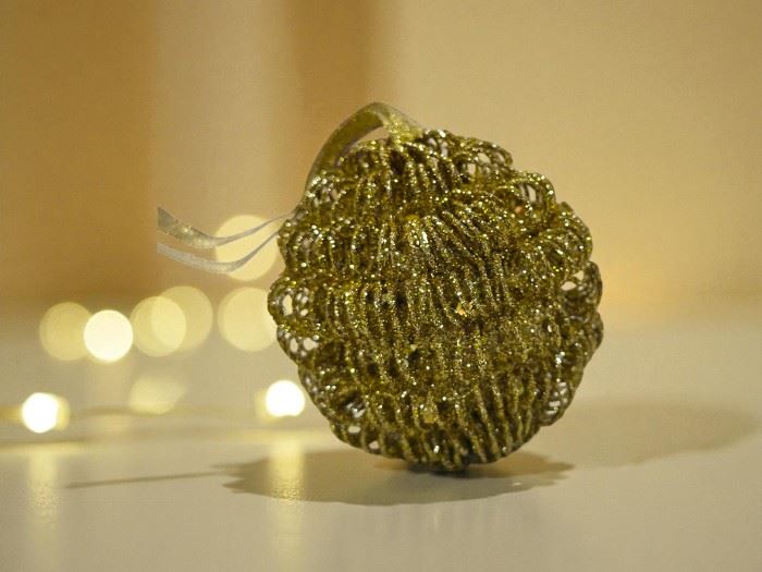 BOLA DECORATIVA OURO