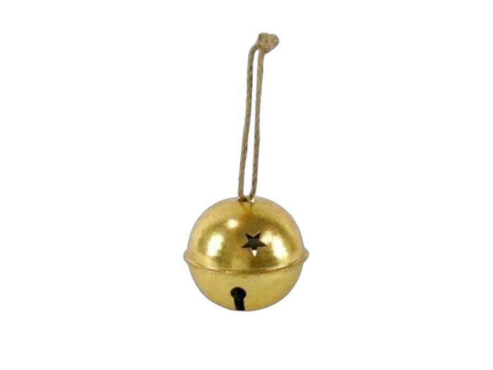 BOLA NATAL COR DOURADO 15X15CM