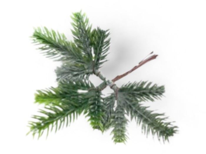 NATAL FOLHAGEM VERDE 7X7X15CM