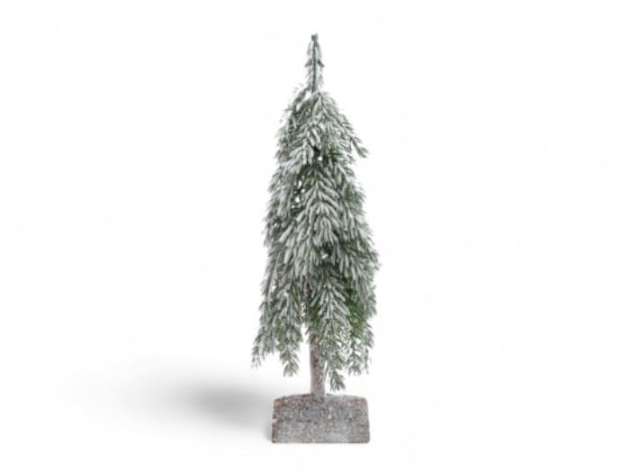 DECORAÇAO NATAL -ARVORE C/NEVE 44CM