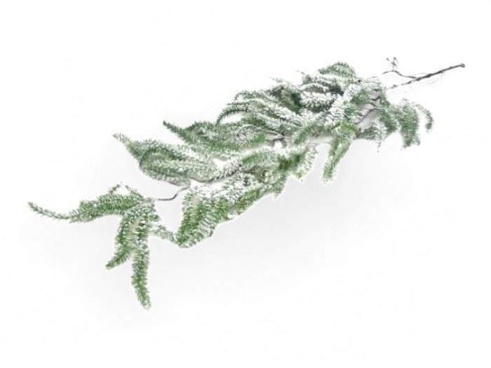 HASTE PINHEIRO COR VERDE C/NEVE 96CM