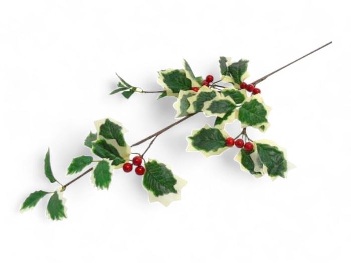 PE DE AZEVINHO VERDE/VERMELHO 66CM