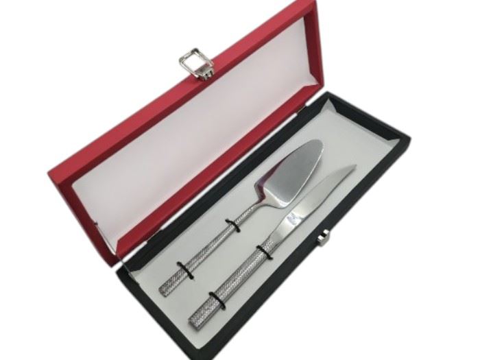 ESTOJO COM ESPATULA BOLO E FACA INOX DAKAR