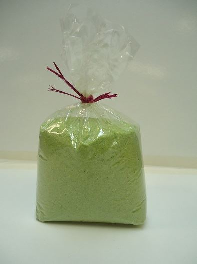 SACO AREIA VERDE CLARO (1KG)