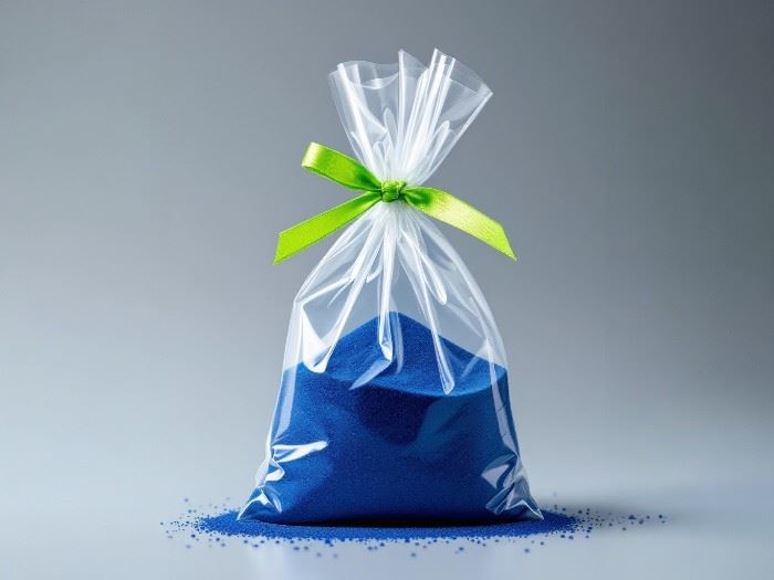 SACO AREIA AZUL ESCURO (1KG)