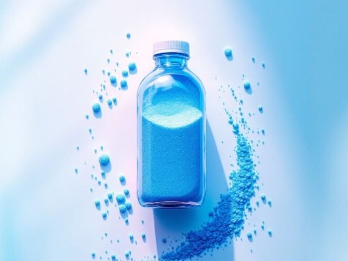 FRASCO AREIA 450GR AZUL CLARO