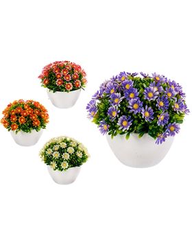 VASO MARGARIDA SORT 4 14*14*13CM