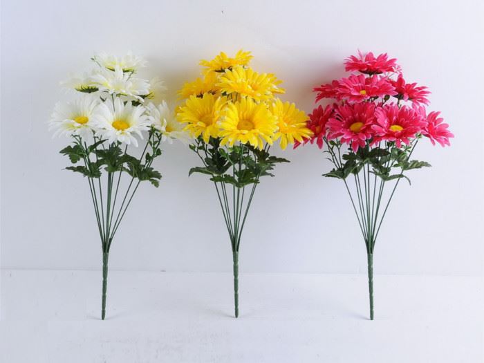 RAMO MARGARIDAS X10 AMARELO 46CM