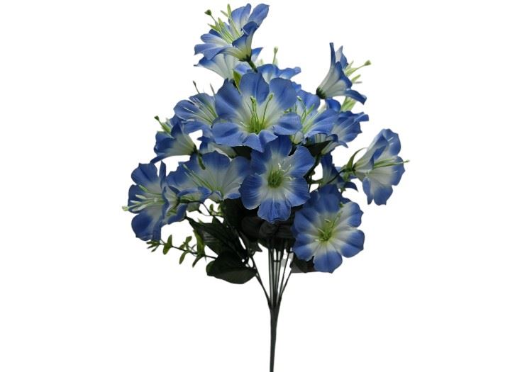 RAMO PETUNIAS X 9 AZUL 49CM
