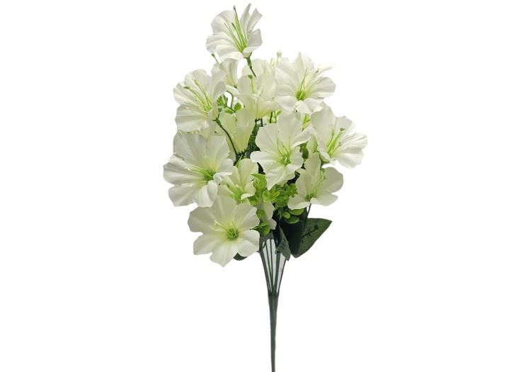 RAMO PETUNIAS X 9 CREME 49CM