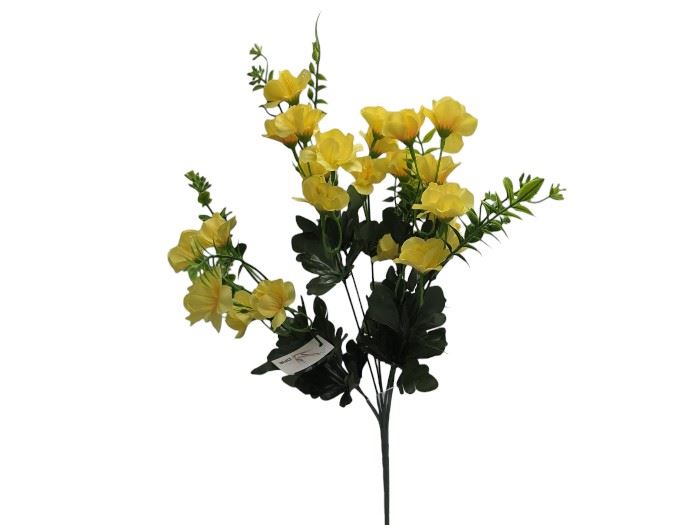 RAMO PETUNIAS AMARELO 49CM