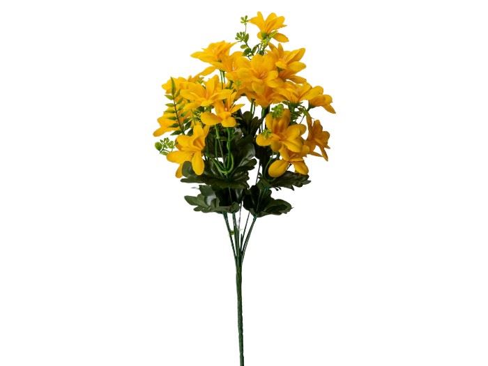 RAMO ORQUIDEAS X 9  AMARELO 49CM