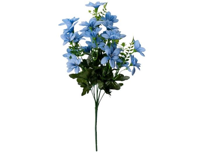 RAMO ORQUIDEAS X 9  AZUL 49CM