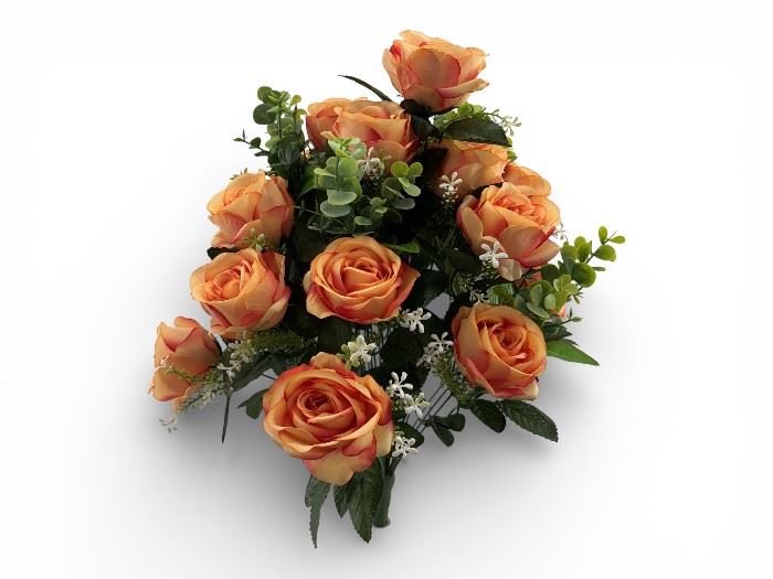 RAMO ROSAS X24  60CM SALMAO