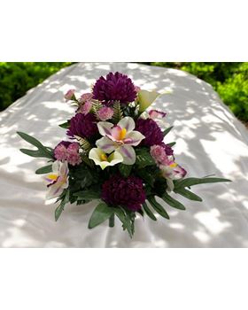 BOQUET CRISANTEMO X24 60CM LILAS