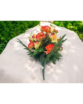 BOQUET CRISANTEMO X24 60CM  LARANJA