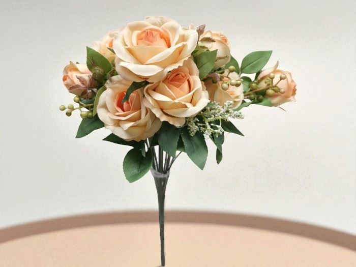 RAMO ROSA  X12 SALMÃO 45 CM