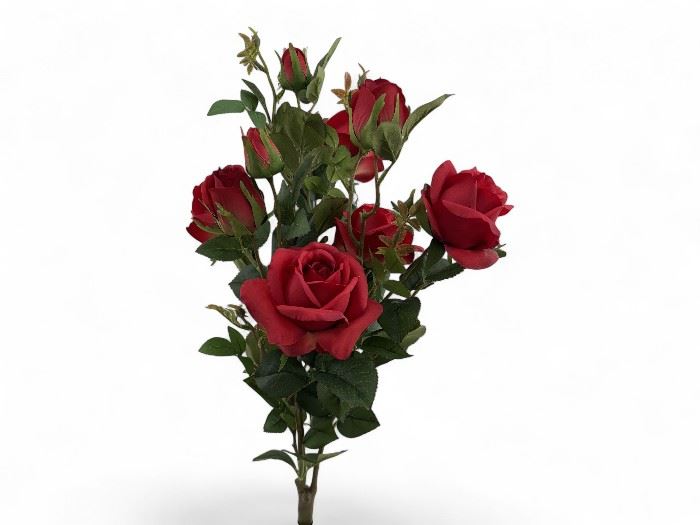 PLANTA DE ROSAS 52CM VERMELHO