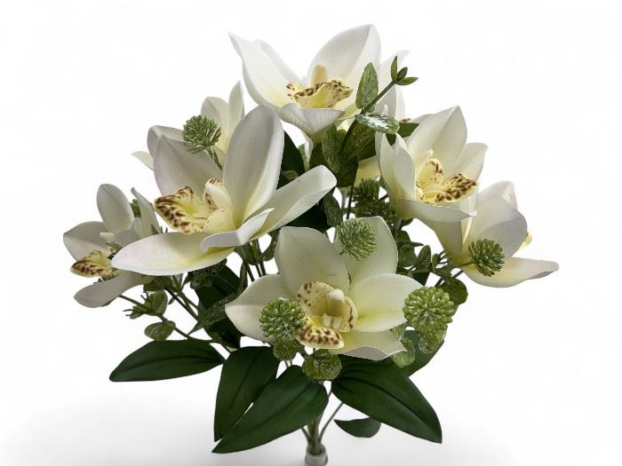 RAMO ORQUIDEA 50CM BRANCO