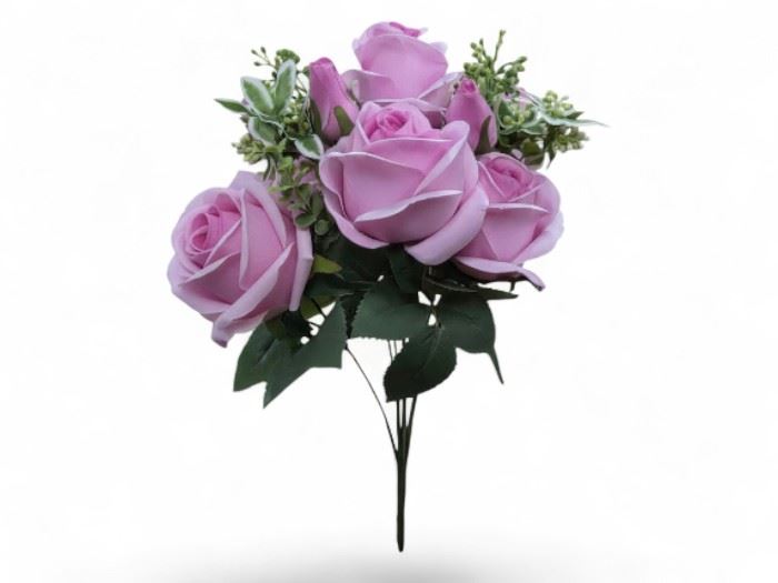 RAMO DE ROSAS 50CM LILAS