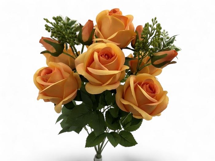 RAMO DE ROSAS 50CM LARANJA
