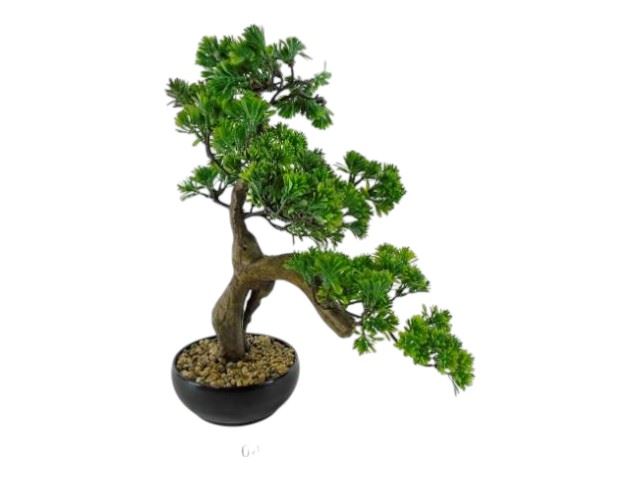 PLANTA ARTIFICIAL  "BONSAI STAR LEAVED" 48CM