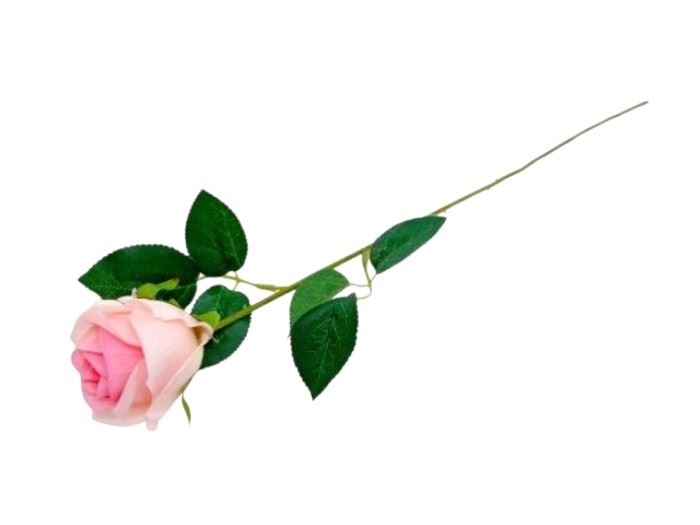 PE BOTAO DE ROSA COR ROSA 50CM