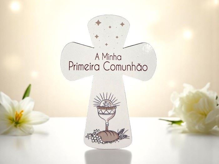 IMAN CRUZ  "A MINHA PRIMEIRA COMUNHÃO" 8x5,5CM