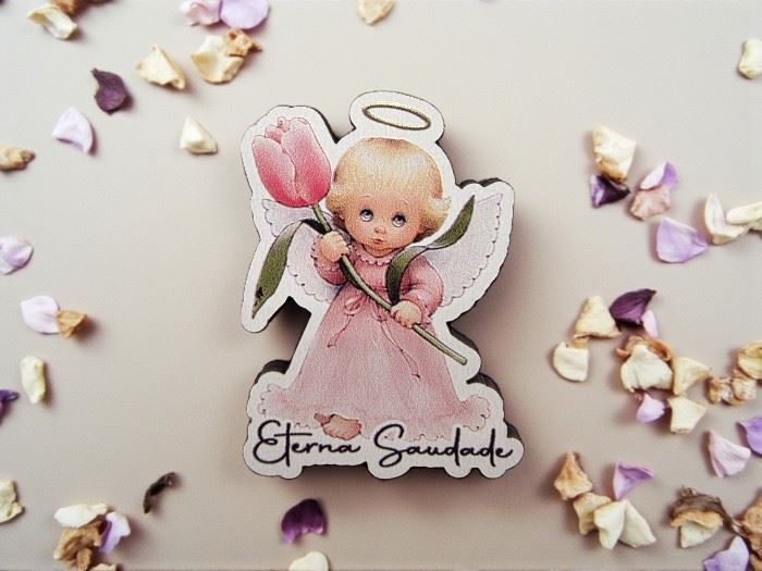 MAD. APLICAÇÃO SANTOS  "ETERNA SAUDADE" 4CM