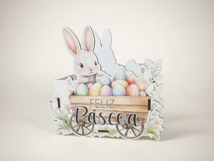 Caixa "Feliz Páscoa"
16 x 15 x 8,6 cm