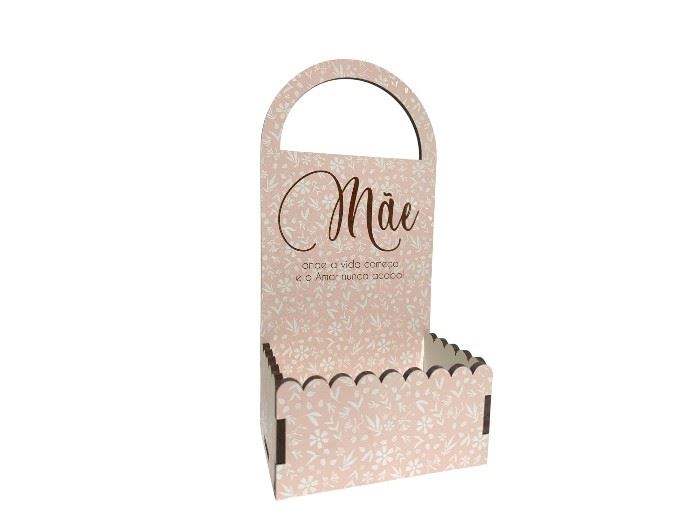 CAIXA MINI "MÃE ONDE A VIDA COMEÇA" 8x5x16CM