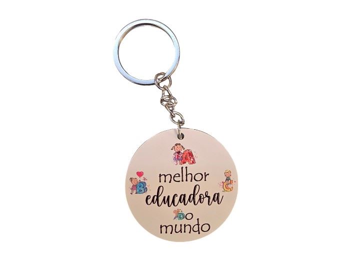 PORTA-CHAVES "MELHOR EDUCADORA" 5CM