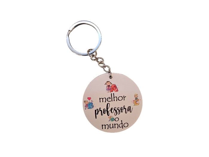 PORTA-CHAVES "MELHOR PROFESSORA" 5CM