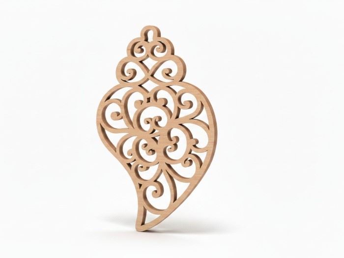 CORAÇÃO "VIANA" MDF 100X63CM