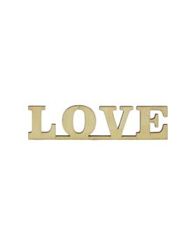 "LOVE" MADEIRA  10*2.5CM (6UN)