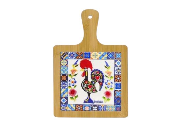 TABUA C/PEGA C/AZULEJO 15X15CM "PORTUGAL" 28X19CM