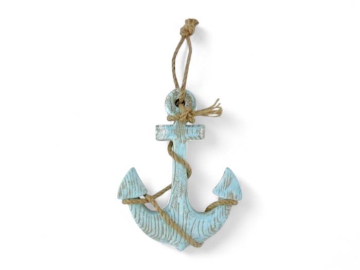 NAUTICA -ANCORA PENDURAR COR TEAL 17X3X22CM