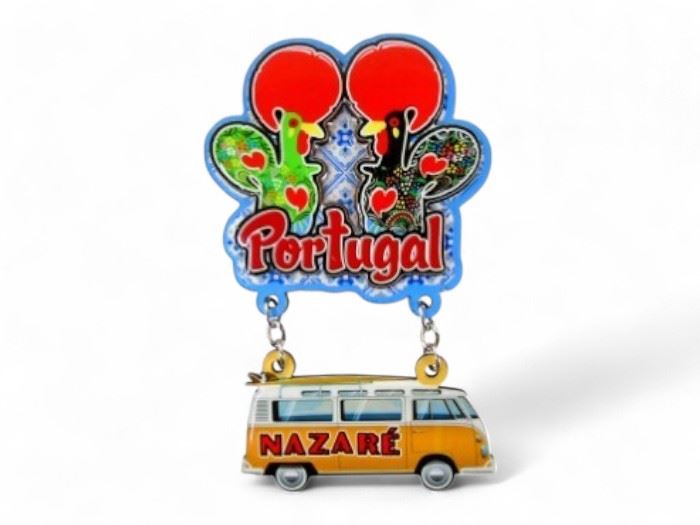 PLACA SOUVENIR MAGNETICO "PORTUGAL" 8x10CM