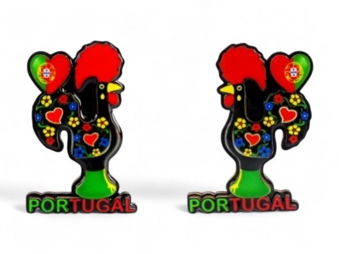 PLACA SOUVENIR MAGNETICO "PORTUGAL" 7X6CM