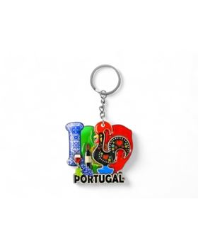 PORTACHAVES "PORTUGAL" 6X6CM