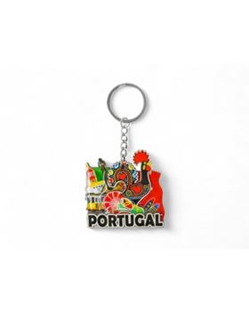 PORTACHAVES "PORTUGAL" 5X4CM