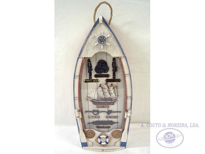 BARCO MADEIRA C/ LACOS P/ 1 GARRAFA 40X20CM