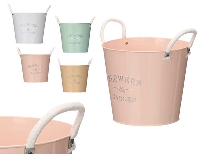 VASO  ASAS BRANCAS SORT 4 CORES 23CM