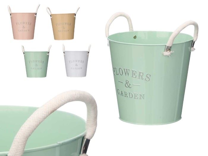 VASO  ASAS BRANCAS SORT 4 CORES 20CM