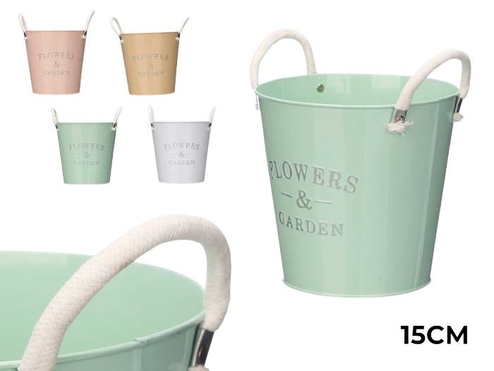 VASO  ASAS BRANCAS SORT 4 CORES 15CM