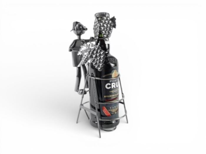 METAL GARRAFEIRA VINICULTOR 15X13X30CM