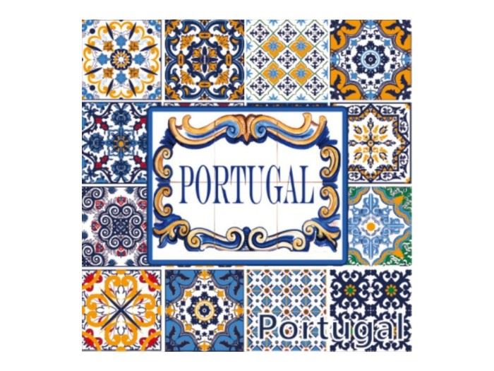 IMAN RESINA AZULEJO PORTUGAL  6,5CM