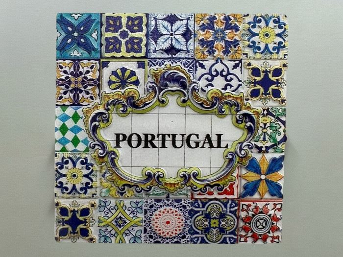 IMAN AZULEJO PORTUGAL  6.5CM