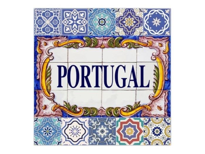 IMAN RESINA AZULEJO PORTUGAL  6,5CM